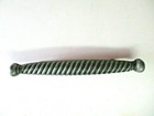 Ajax 5454 Drawer 1950s Dark Pewter Pull Handle Ribbed Roped 3  Centers Vtg Mcm