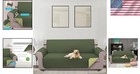 Large Quilted Couch Protector With Elastic Straps - Pet Friendly Furniture Cover