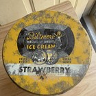 Biltmore Medal Of Merit Strawberry Ice Cream 1 2 Gallon Container W  Lid
