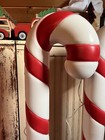 Blow Mold Christmas Candy Canes New Stock 40    Pair Lighted New Stock