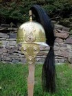 18ga Brass Sca Larp Medieval Roman Celtic Montefortino Helmet Medieval Knight