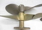 Vintage Tuxon 11 X 7 L Sailboat Propeller Brass Bronze Lh 11x7 Holland Prop