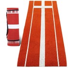 10x3ft Softball Pitching Mat W  0 7in Rubber Mound For Amateur pro Pitchers