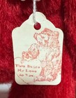 Rare Red German Mohair Collectors Teddy Bear Felt Paw Pads Jointed Limbs