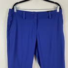 Nike Modern Rise Tech Crop Golf Pants Womens Size 12 Blue 618146