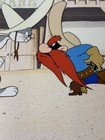 Virgil Ross Hand Painted Limited Edition Cel  gunslingers  Signed Bugs Bunny Sam