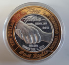 Reno Hilton Limited Edition Ten Dollar Gaming Token 9 12   999 Fine Silver Nm