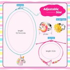 Kids Jewelry Set For Girls Dress Up Rings Necklace Bracelets Unicorn Gift