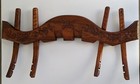 Antique Original Portuguese   Spanish Custom Hand-carved Double Oxen Cattle Yoke