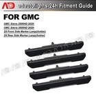 4x Smoked Yellow Led Side Marker Fender Lights For 2020  Gmc Sierra Hd 2500 3500