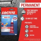 Loctite Nut   Bolt Threadlocker Red 271 Permanent Heavy Duty Adhesive  6 Ml Free