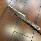 Vintage Hand-forged Machete Cane Knife Old Wood Handle Farm Tool 
