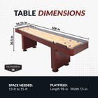 Hathaway Challenger Shuffleboard  Dark Cherry  9-feet