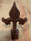 45 Antq Cast Iron Fleur De Lis Fence Finials Architectural Salvage 