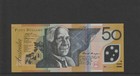 Australia 1998  Macfarlane evans  50 Polymer Banknote First Prefix Aa98 457499