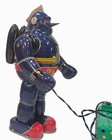 Billiken Japan Robot Tin Toy Tetsujin 28 Battery Operated Remote Control Blue