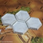 Battletech 20-800 Hex Bases  4 Pack  New Iron Wind Metals