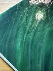 Stained Glass Pieces Green  Set Of 4 