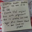 Kodak Bantam Special F2 Camera With Box And Papers Estate Find Nice Set
