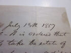 July 13th 1857 Letter Explaining Judgement Caroline County Court Virginia Signed