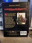 Dungeons   Dragons 2nd Ed  Monstrous Manual Tsr 2140 Hardcover Ad d Pics
