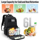 Cooler Backpack Insulated Lunch Backpack For Man  Laptop Compartment Bookbag