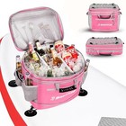 Waterproof Pvc Material Paddleboard Cooler Deck Bag 40 Cans Sup Deck Pink