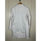 Figs Lab Coat Women Xs White Medical Professional Long Sleeve Zipper Pockets