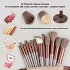 Makeup Brush Set - Soft Synthetic Foundation  Powder  Eyeshadow  Kabuki