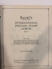 Scott International Postage Stamp Album Part Iv Blank W  Slipcase