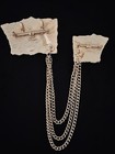 Vintage Park Lane 1980   s Art Deco Style Double Face Mask Statement Brooch