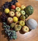 Artificial Faux Fruits Assorted Mixed Fake Fruit Realistic Home Decor  Qty 22