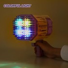 Bubble Gun Machine Automatic 69 Hole Bubble Blaster Gun Blower For Kids Toy Outd