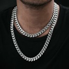 Miami Cuban Link Chain Or Bracelet For Men Solid Stainless Steel 8mm-14mm 8 5 