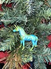 New Breyer Stablemate Unicorn Swirl Lime Sublime Custom Christmas Ornament