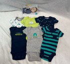 Original Body Suit 6 Pack Size - Premature Multi Coloured Set By Carters   686