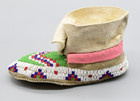 Sioux Children Mocassins 1910 Sinew Sewn