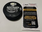 Jake Guentzel Signed Hockey Puck Team U s a Usa Jsa Coa Auto Autographed Ip A
