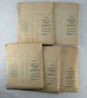 5 Ussr 9x12cm Expired Unibrom Glossy White Slim Photopaper Packs 1990  set 01 