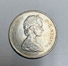 1968 Canada Canadian Caribou Quarter 25 Cents Elizabeth Ii 50  Silver Coin