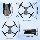 Drone 2026 4k Hd Dual Camera Wifi Fpv Rc Foldable Quadcopter   4 Batteries