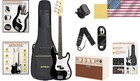 Complete Beginner Electric Bass Guitar 4-string Kit With 20w Amp   Accessories