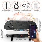 Vibration Platform Plate Whole Body Exercise Fitness Massage Machine Music White