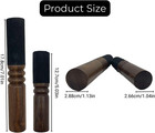 2 Pack Tibetan Singing Bowl Mallets  Suede-wrapped Wooden Strikers For Meditatio