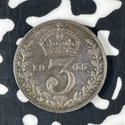 1905 Great Britain 3 Pence Threepence Maundy Lot f0358 Silver  11 000 Minted