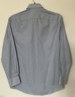 Van Heusen Men s Blue White Striped Button-down Collar Long Sleeve Dress Shirt