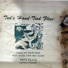 Ted s Hand Tied Flies Vintage Trout Fly Fishing Dry Flies Box 12 Flies
