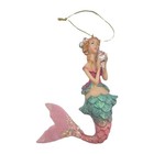 Two Beach Themed Ornaments Mermaid And Starfish 5 