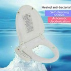 Electric Bidet Toilet Seat Elongated Heated Self Cleaning Toilet Seat Bathroom