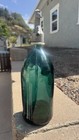 Vintage Teal Blue Green Unembossed Seltzer Water Bottle